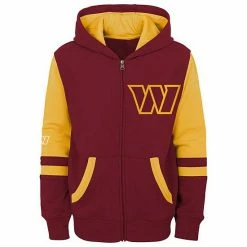 Outerstuff Youth Burgundy Washington Commanders Logo Stadium Full-Zip Hoodie -Outerstuff shop unnamed file 3858
