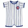 Outerstuff Newborn White/Royal Chicago Cubs Power Hitter Short Sleeve Jumper