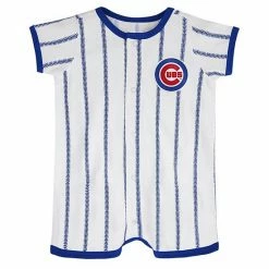 Outerstuff Newborn White/Royal Chicago Cubs Power Hitter Short Sleeve Jumper