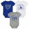 Outerstuff Infant Royal/White/Gray Los Angeles Dodgers Batter Up 3-Pack Bodysuit Set -Outerstuff shop unnamed file 3881