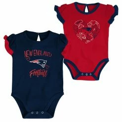 Outerstuff Newborn & Infant Navy/Red New England Patriots Too Much Love Two-Piece Bodysuit Set -Outerstuff shop unnamed file 3883