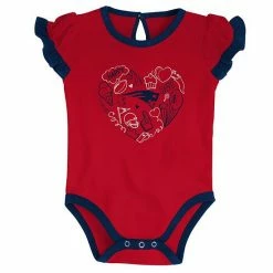 Outerstuff Newborn & Infant Navy/Red New England Patriots Too Much Love Two-Piece Bodysuit Set -Outerstuff shop unnamed file 3885
