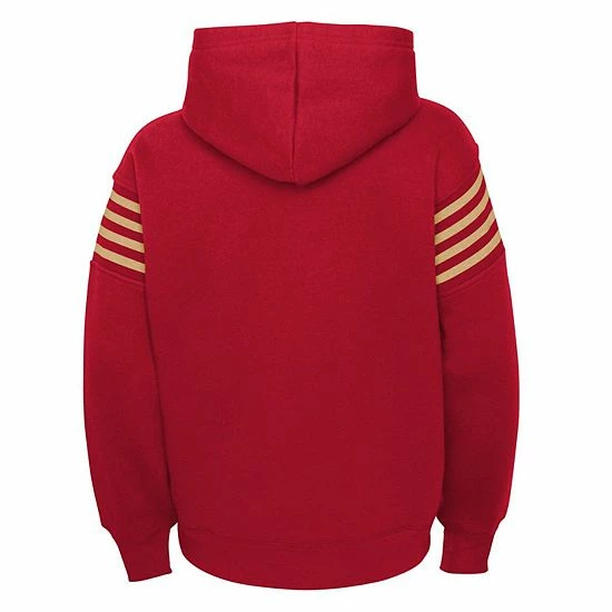 Outerstuff Youth Scarlet San Francisco 49ers The Champ Is Here Pullover Hoodie 6 Outerstuff Youth Scarlet San Francisco 49ers The Champ Is Here Pullover Hoodie - Image 4
