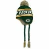 Outerstuff Preschool Green/Gold Green Bay Packers Jacquard Tassel Knit Hat With Pom