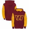 Outerstuff Youth Burgundy/Gold Washington Commanders Poster Board Full-Zip Hoodie