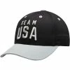 Outerstuff Youth Black/Gray Team USA Latitude Two-Tone Structured Adjustable Snapback Hat -Outerstuff shop unnamed file 3991