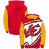 Outerstuff Youth Red/Gold Kansas City Chiefs Poster Board Full-Zip Hoodie