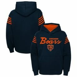 Outerstuff Youth Navy Chicago Bears The Champ Is Here Pullover Hoodie