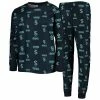 Outerstuff Youth Deep Sea Blue Seattle Kraken Allover Print Long Sleeve T-Shirt And Pants Sleep Set -Outerstuff shop unnamed file 4052