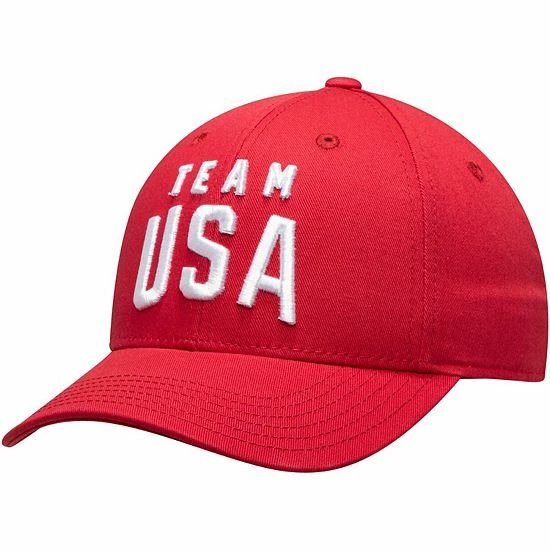 Outerstuff Youth Red Team USA New Logo Solid Structured Adjustable Snapback Hat 3 Outerstuff Youth Red Team USA New Logo Solid Structured Adjustable Snapback Hat