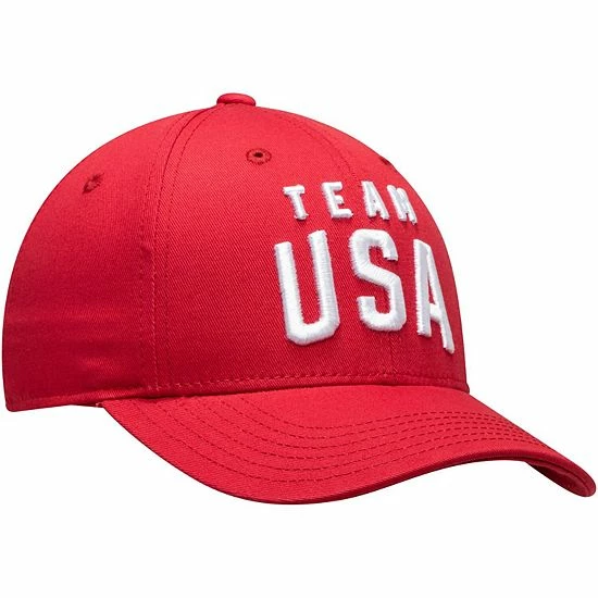 Outerstuff Youth Red Team USA New Logo Solid Structured Adjustable Snapback Hat 4 Outerstuff Youth Red Team USA New Logo Solid Structured Adjustable Snapback Hat - Image 2