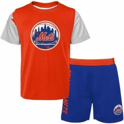 Outerstuff Newborn & Infant Orange/Royal New York Mets Pinch Hitter T-Shirt & Shorts Set -Outerstuff shop unnamed file 4125