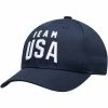Outerstuff Youth Navy Team USA New Logo Solid Structured Adjustable Snapback Hat