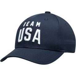 Outerstuff Youth Navy Team USA New Logo Solid Structured Adjustable Snapback Hat