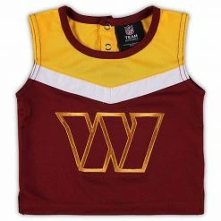 Outerstuff Girls Toddler Burgundy Washington Commanders Two-Piece Spirit Cheerleader Set With Bloomers -Outerstuff shop unnamed file 4180