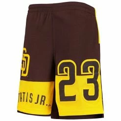 Outerstuff Youth Fernando Tatis Jr. Brown San Diego Padres Pandemonium Name & Number Shorts -Outerstuff shop unnamed file 4206