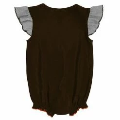 Outerstuff Girls Newborn & Infant Brown/Heathered Gray Cleveland Browns All The Love Bodysuit Bib & Booties Set -Outerstuff shop unnamed file 4212