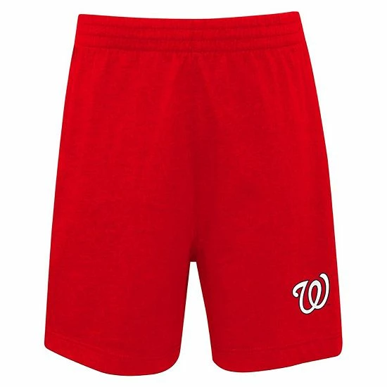 Outerstuff Toddler White/Red Washington Nationals Position Player T-Shirt & Shorts Set 7 Outerstuff Toddler White/Red Washington Nationals Position Player T-Shirt & Shorts Set - Image 5