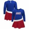 Outerstuff Girls Infant Royal/Red New York Giants Heart To Heart Jersey Tri-Blend Dress