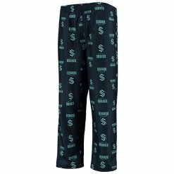 Outerstuff Youth Deep Sea Blue Seattle Kraken Team Logo Pajama Pants -Outerstuff shop unnamed file 4238