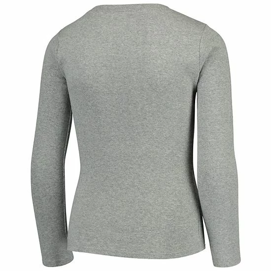 Outerstuff Youth Heathered Gray Miami Hurricanes Long Sleeve T-Shirt & Pant Sleep Set 6 Outerstuff Youth Heathered Gray Miami Hurricanes Long Sleeve T-Shirt & Pant Sleep Set - Image 4