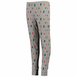 Outerstuff Youth Heathered Gray Miami Hurricanes Long Sleeve T-Shirt & Pant Sleep Set 11 Outerstuff Youth Heathered Gray Miami Hurricanes Long Sleeve T-Shirt & Pant Sleep Set -Outerstuff shop unnamed file 4246