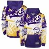 Outerstuff Youth Purple Los Angeles Lakers Spray Ball Pullover Hoodie
