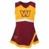 Outerstuff Girls Toddler Burgundy/Gold Washington Commanders Cheer Captain Jumper Dress -Outerstuff shop unnamed file 4280