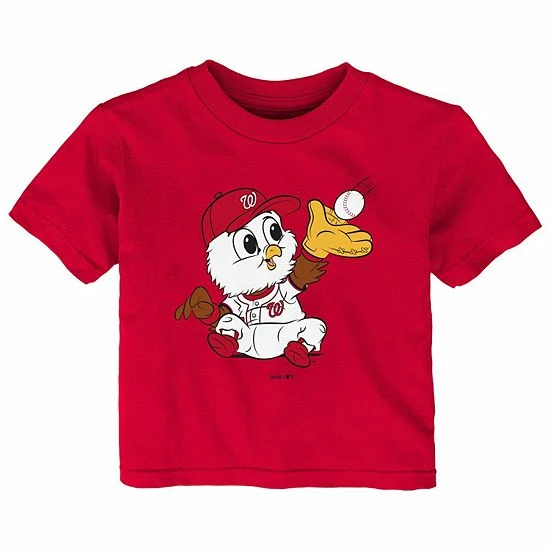 Outerstuff Infant Red Washington Nationals Baby Mascot T-Shirt 3 Outerstuff Infant Red Washington Nationals Baby Mascot T-Shirt