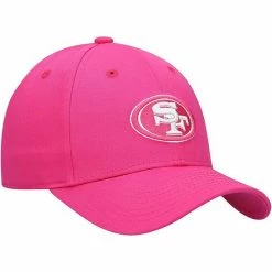 Outerstuff Girls Youth Pink San Francisco 49ers Structured Adjustable Hat -Outerstuff shop unnamed file 4400