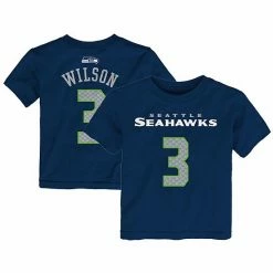 Outerstuff Preschool Russell Wilson College Navy Seattle Seahawks Mainliner Name & Number T-Shirt -Outerstuff shop unnamed file 4414
