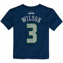 Outerstuff Preschool Russell Wilson College Navy Seattle Seahawks Mainliner Name & Number T-Shirt -Outerstuff shop unnamed file 4416