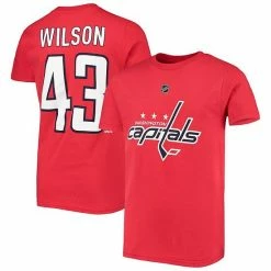 Outerstuff Youth Tom Wilson Red Washington Capitals Player Name & Number T-Shirt