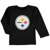 Outerstuff Pittsburgh Steelers Preschool Team Logo Long Sleeve T-Shirt - Black -Outerstuff shop unnamed file 4518