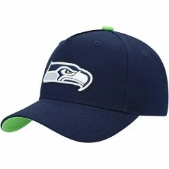 Outerstuff Youth College Navy Seattle Seahawks Pre-Curved Snapback Hat