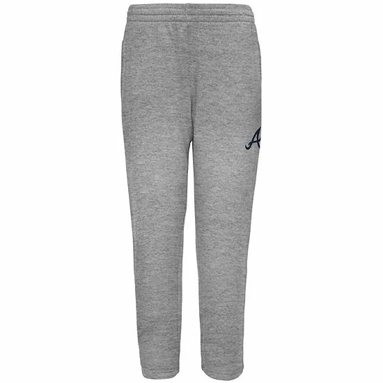 Outerstuff Infant Navy/Heathered Gray Atlanta Braves Fan Flare Fleece Hoodie And Pants Set 6 Outerstuff Infant Navy/Heathered Gray Atlanta Braves Fan Flare Fleece Hoodie And Pants Set - Image 4