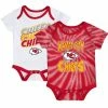 Outerstuff Newborn & Infant Red/White Kansas City Chiefs Monterey Tie-Dye 2-Pack Bodysuit Set -Outerstuff shop unnamed file 4645