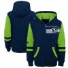 Outerstuff Preschool College Navy Seattle Seahawks Stadium Full-Zip Hoodie