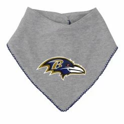 Outerstuff Girls Newborn & Infant Purple/Heathered Gray Baltimore Ravens All The Love Bodysuit Bib & Booties Set 11 Outerstuff Girls Newborn & Infant Purple/Heathered Gray Baltimore Ravens All The Love Bodysuit Bib & Booties Set -Outerstuff shop unnamed file 4689