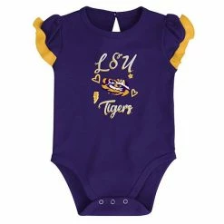 Outerstuff Girls Newborn & Infant Purple/Gold LSU Tigers Too Much Love Two-Piece Bodysuit Set 8 Outerstuff Girls Newborn & Infant Purple/Gold LSU Tigers Too Much Love Two-Piece Bodysuit Set -Outerstuff shop unnamed file 4692