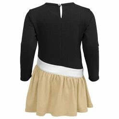 Outerstuff Girls Toddler Black/Gold New Orleans Saints Heart To Heart Jersey Tunic Dress -Outerstuff shop unnamed file 4697