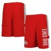 Outerstuff Youth Scarlet Ohio State Buckeyes Lateral Mesh Performance Shorts