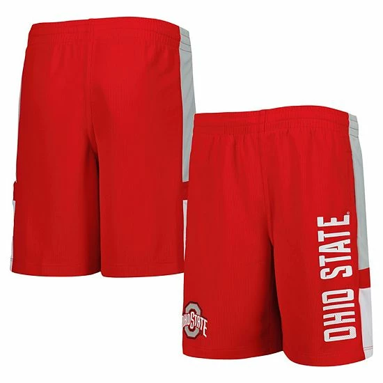 Outerstuff Youth Scarlet Ohio State Buckeyes Lateral Mesh Performance Shorts 3 Outerstuff Youth Scarlet Ohio State Buckeyes Lateral Mesh Performance Shorts