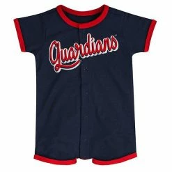 Outerstuff Infant Navy Cleveland Guardians Power Hitter Romper