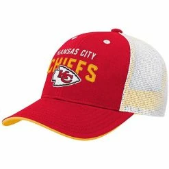 Outerstuff Preschool Red/White Kansas City Chiefs Core Lockup Mesh Back Snapback Hat