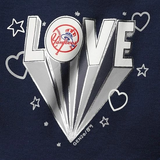 Outerstuff Girls Newborn & Infant Navy New York Yankees Play Your Best Bodysuit, Bib & Booties Set 5 Outerstuff Girls Newborn & Infant Navy New York Yankees Play Your Best Bodysuit, Bib & Booties Set - Image 3