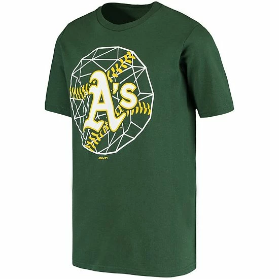 Outerstuff Youth Green Oakland Athletics Digi-Ball T-Shirt 5 Outerstuff Youth Green Oakland Athletics Digi-Ball T-Shirt - Image 3