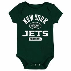 Outerstuff Newborn & Infant Green/Black/Heathered Gray New York Jets Three-Piece Eat Sleep Drool Bodysuit Set -Outerstuff shop unnamed file 4824