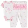 Outerstuff Girls Newborn & Infant White Minnesota Vikings Spreading Love Bodysuit And Tutu Leggings Set