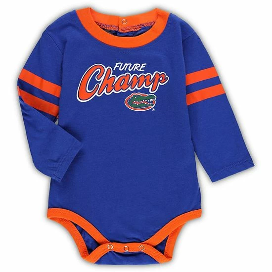 Outerstuff Infant Royal/Orange Florida Gators Little Kicker Long Sleeve Bodysuit And Sweatpants Set 5 Outerstuff Infant Royal/Orange Florida Gators Little Kicker Long Sleeve Bodysuit And Sweatpants Set - Image 3